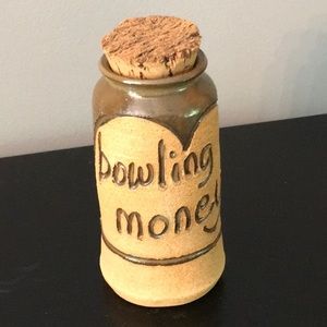 Stone Container “Bowling Money”